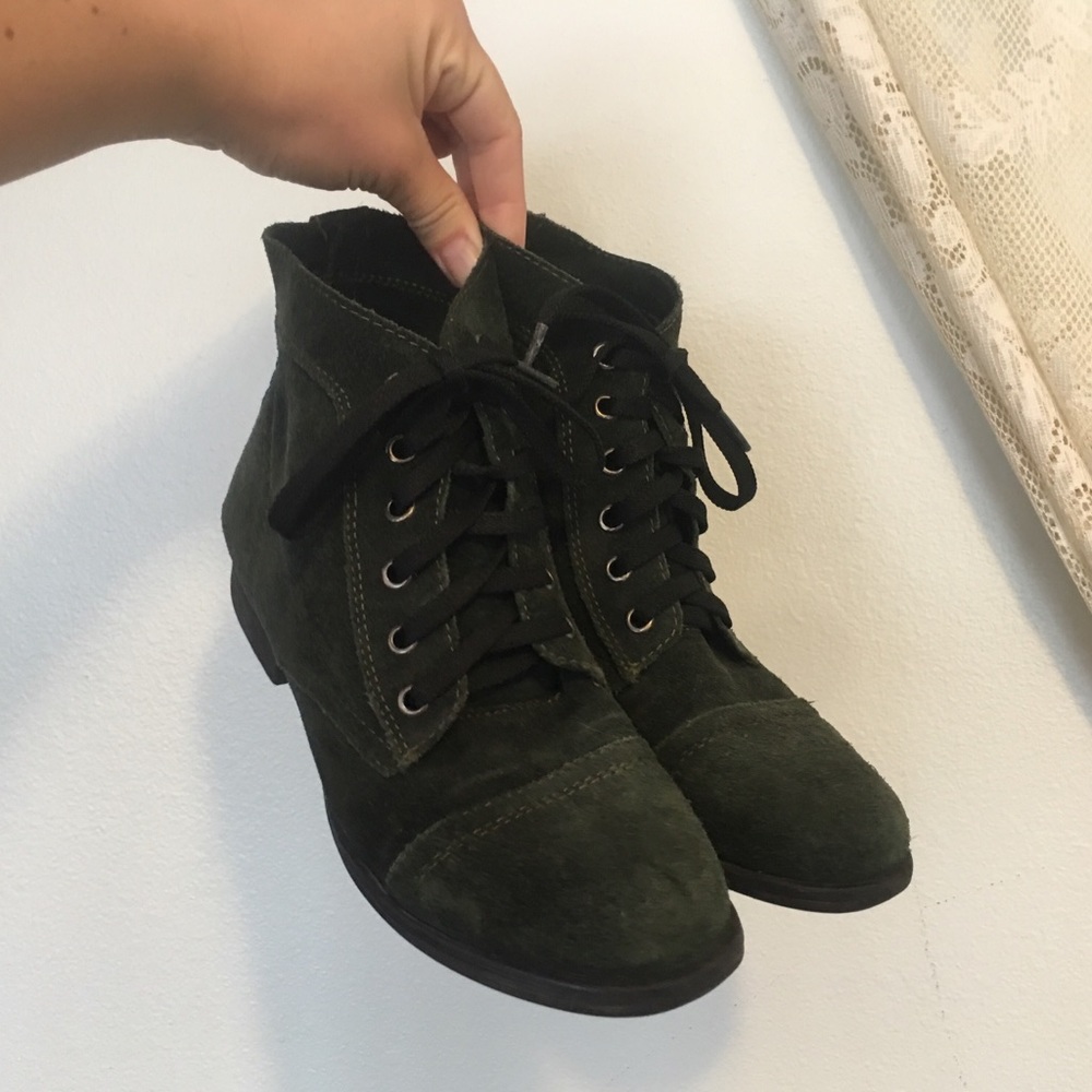 Dark Forest Vintage Booties